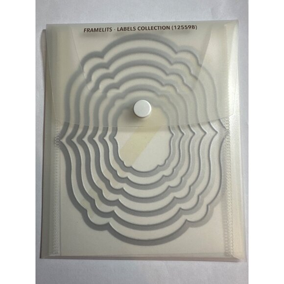Sizzix Stampin Up! Framelits Labels Collection Die Cuts 125598 Nesting Dies - Picture 1 of 2
